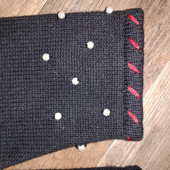 Studio Christmas Cardigan Sweater Petite Women PL Presents, Gifts, Bow - Picture 10 of 16